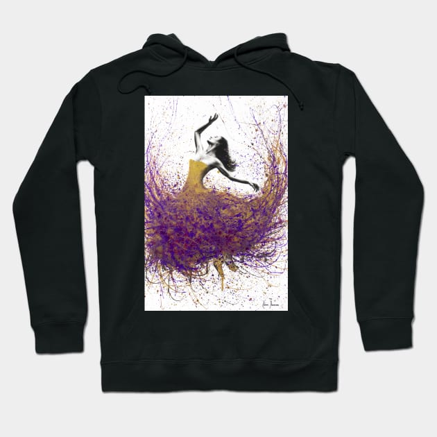 Golden Amethyst Ballet Hoodie by AshvinHarrison